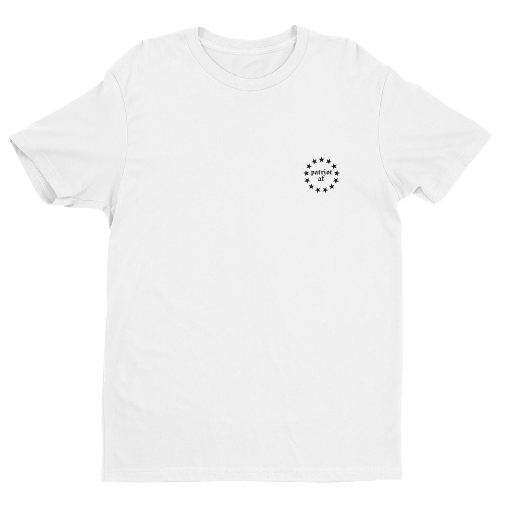 PatriotAF White/Black Premium Short Sleeve T-shirt | NoQuarter.us