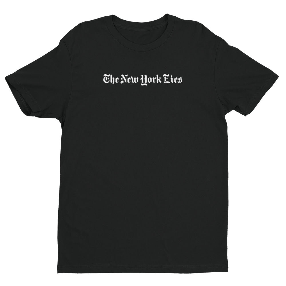 NY Lies Black Premium Short Sleeve T-shirt | NoQuarter.us