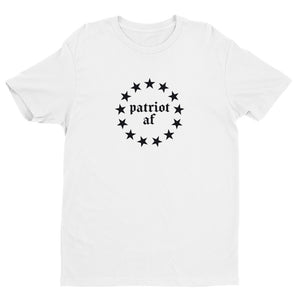 PatriotAF II White/Black Premium Short Sleeve T-shirt | NoQuarter.us