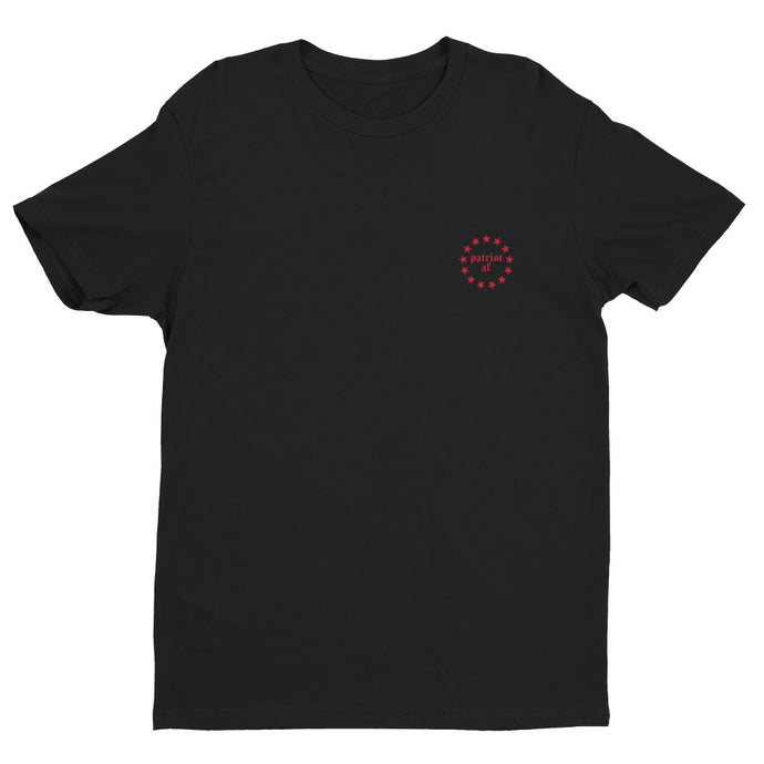 PatriotAF I Black/Red Premium Short Sleeve T-shirt | NoQuarter.us