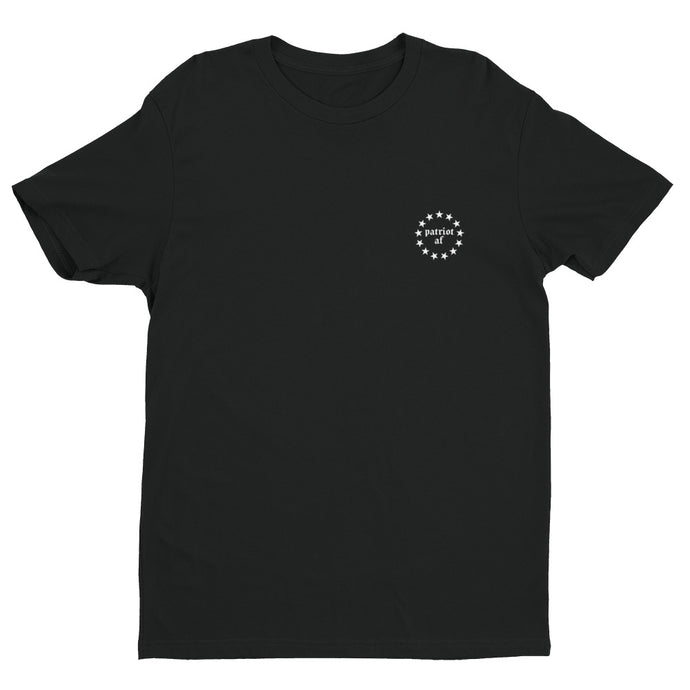 PatriotAF Black/White Premium Short Sleeve T-shirt | NoQuarter.us