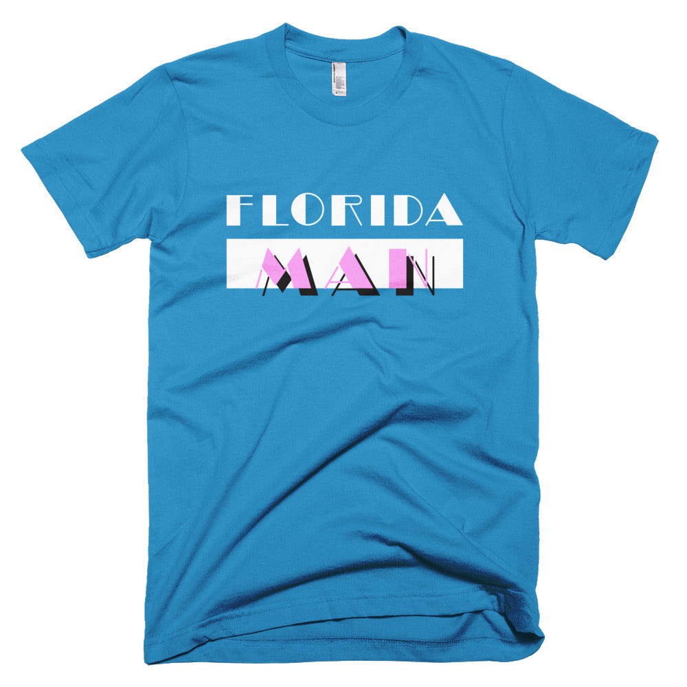 Florida Man Turquoise Premium Short Sleeve T-shirt | NoQuarter.us
