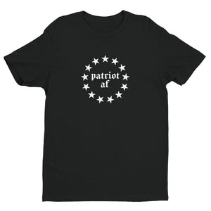 PatriotAF II Black/White Premium Short Sleeve T-shirt | NoQuarter.us