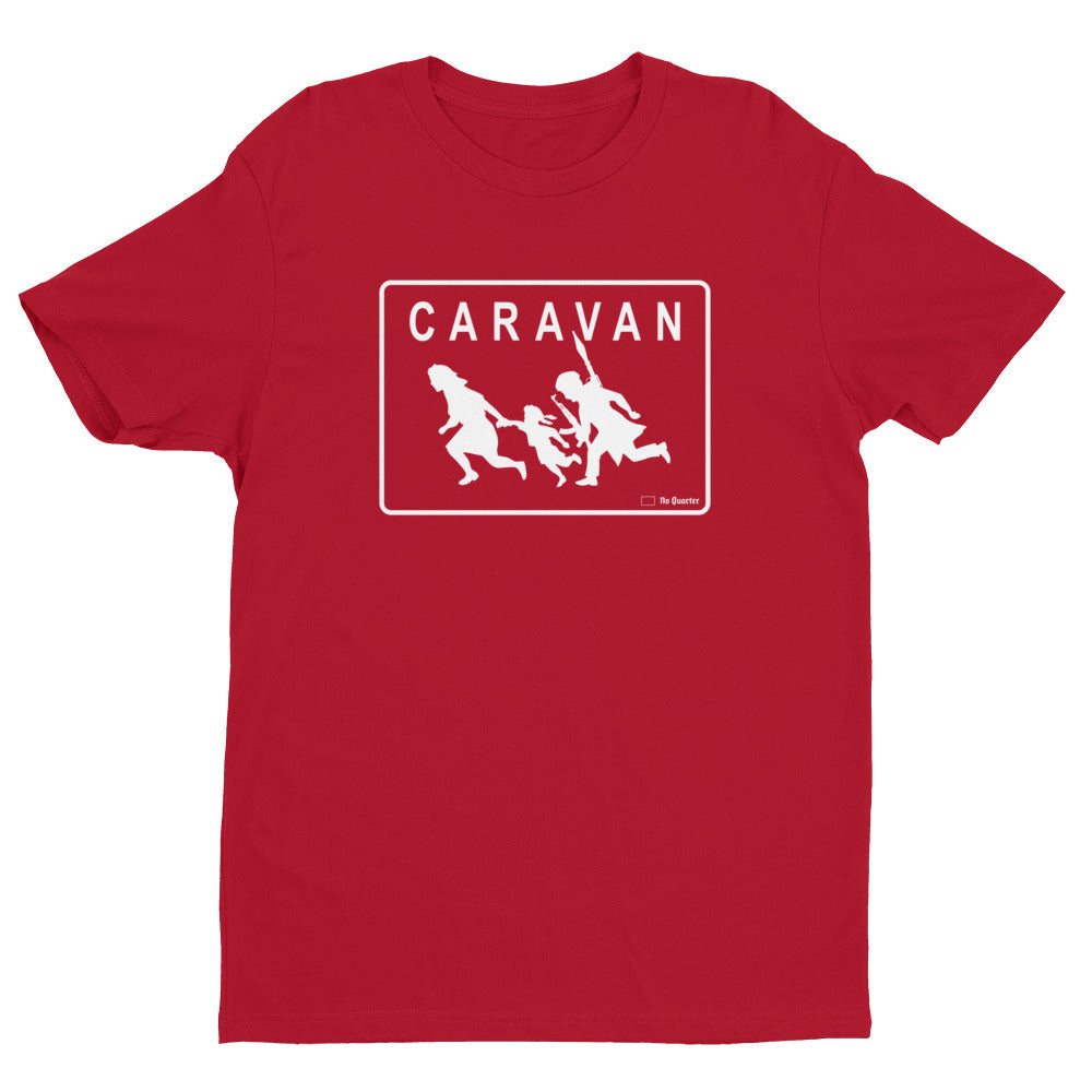 Caravan Red Short Sleeve Premium T-shirt | NoQuarter.us