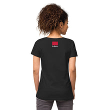 TJ - Women’s fitted v-neck t-shirt